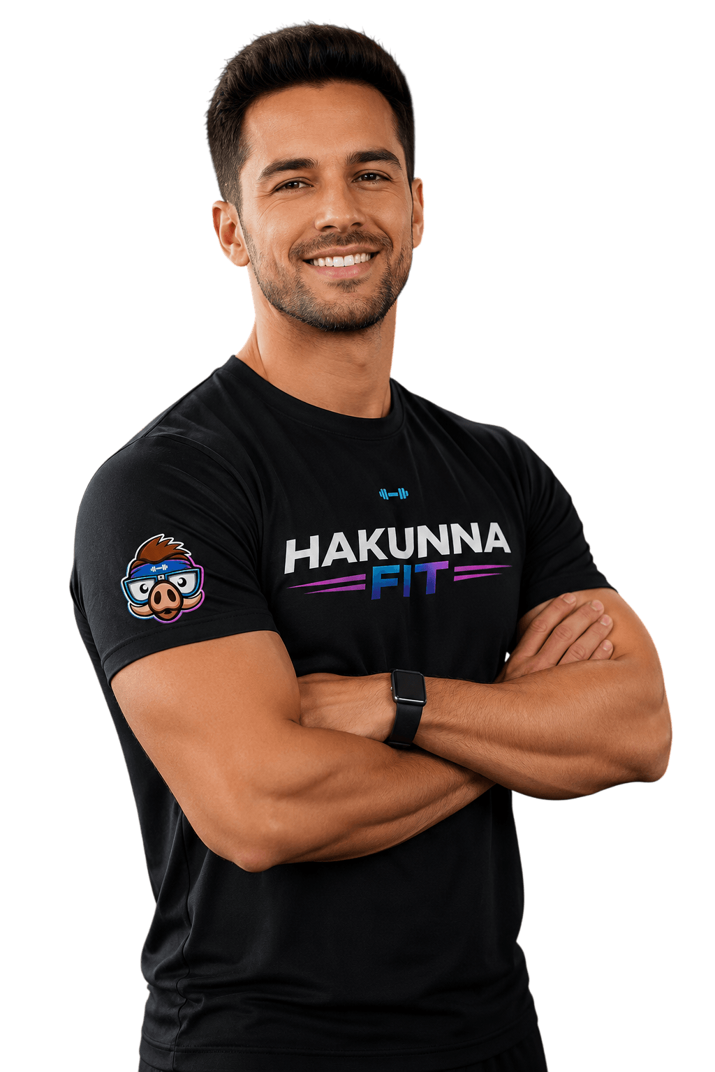 Andrés Rivera, entrenador personal usando HakunnaFit